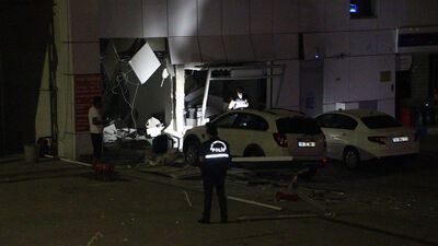 Akaryakıt istasyonu yazıhanesinde patlama