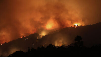 Çine'ye sıçrayan yangına müdahale sürüyor