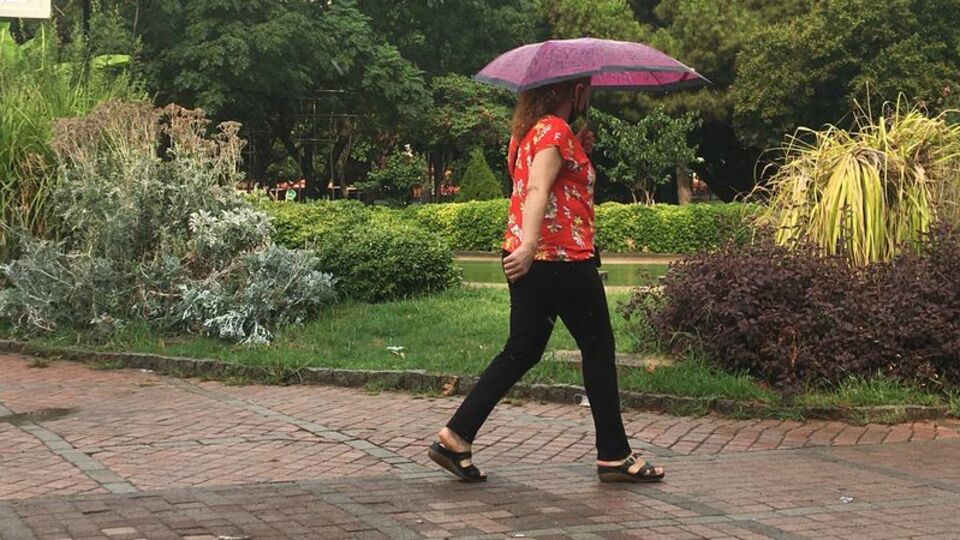 Antalya'da yağmur sevinci