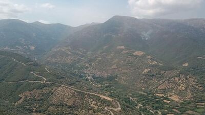 İzmir Tire'deki yangın kontrol altında