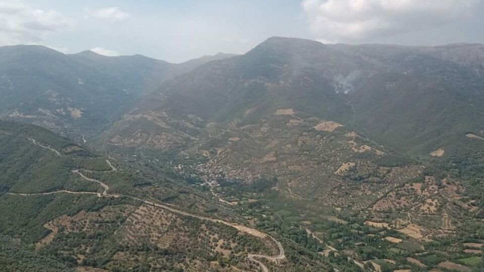 İzmir Tire'deki yangın kontrol altında