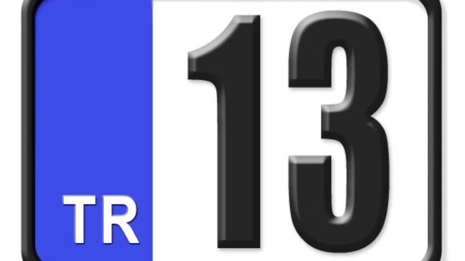13 nerenin plakası?