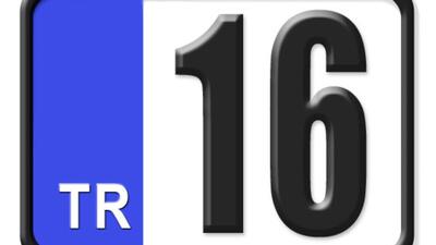 16 nerenin plakası?