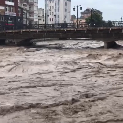 Samsun'da taşkına karşı önlem!