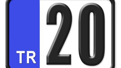 20 nerenin plakası?