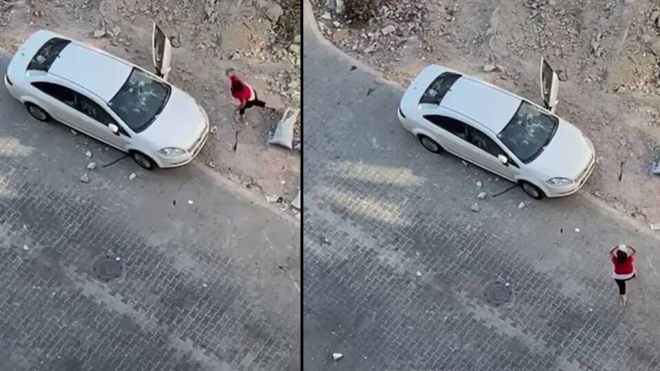 Çılgına döndü, öfkesini böyle çıkardı