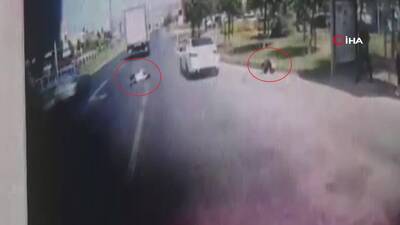 Ehliyetsiz sürücü dehşet saçtı!