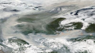 Sibirya'daki orman yangınlarında ilk!