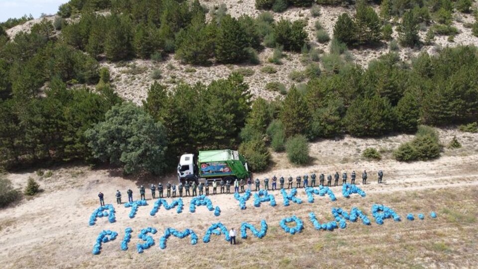 Keçiören'de orman için 'cam şişe toplama timi' kuruldu