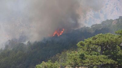 Köyceğiz'de başladı, Denizli sınırına yaklaştı