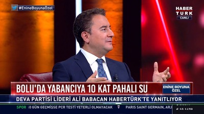 Ali Babacan Habertürk TV'de soruları yanıtladı