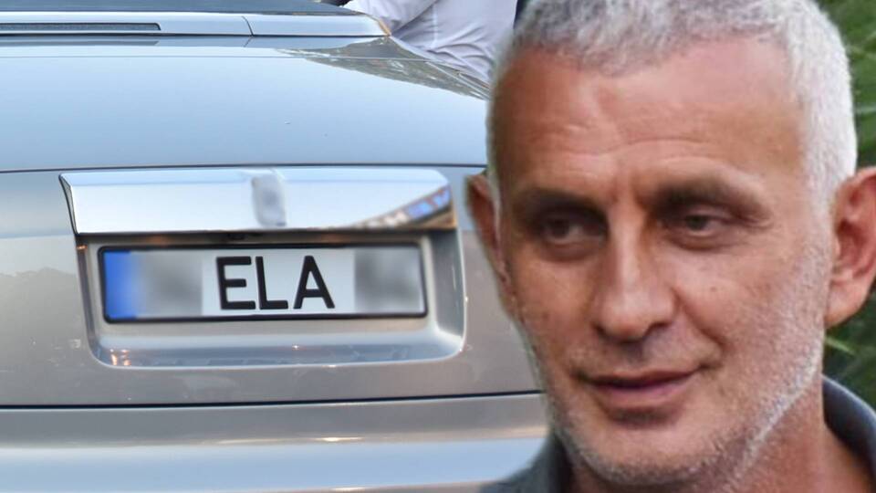 Kızının adını plakasına yazdırdı