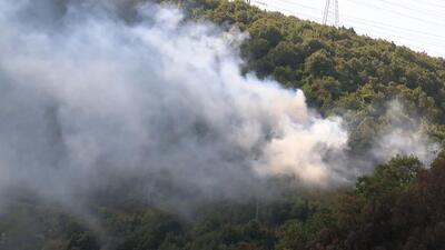 Sarıyer'de yine alevler yükseldi!