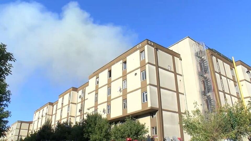 Başakşehir'de sanayi sitesinde yangın