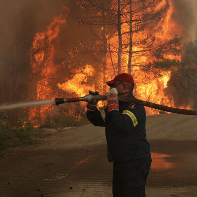 Yunanistan'da orman yangınlarının 15. günü!