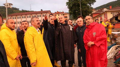 Bakan Soylu sel bölgesinde