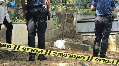 Mezarlıkta 'ceset' alarmı!