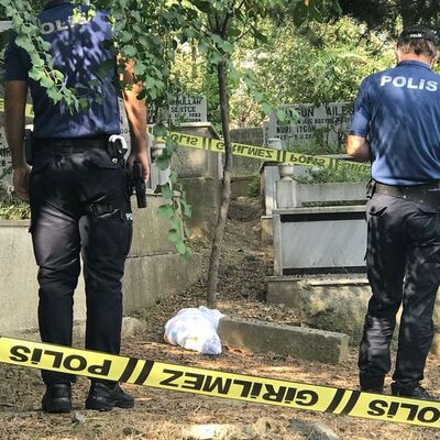 Mezarlıkta 'ceset' alarmı!
