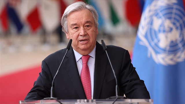 Guterres'ten dayanışma mesajı