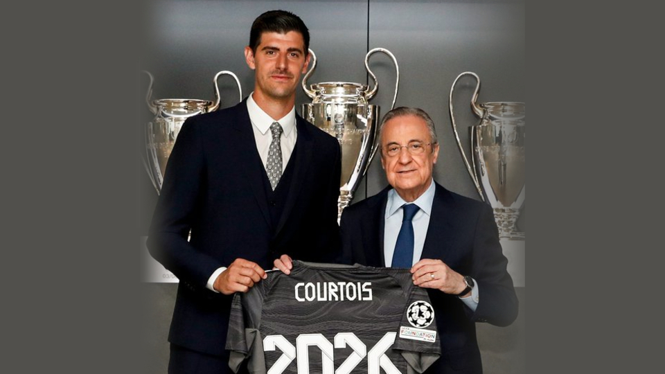 Courtois'nın sözleşmesi uzatıldı