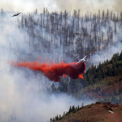 California'da 1 aydır devam eden yangınla mücadele!