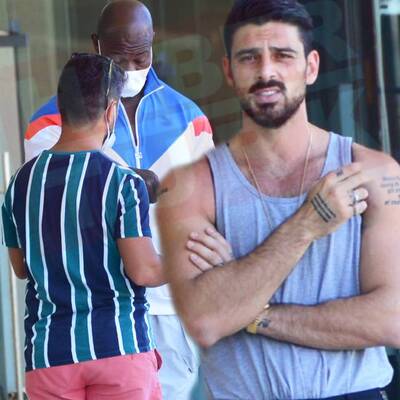 Koruması gazetecilere müdahale etti!