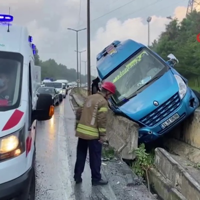 İstanbul'da zincirleme kaza!
