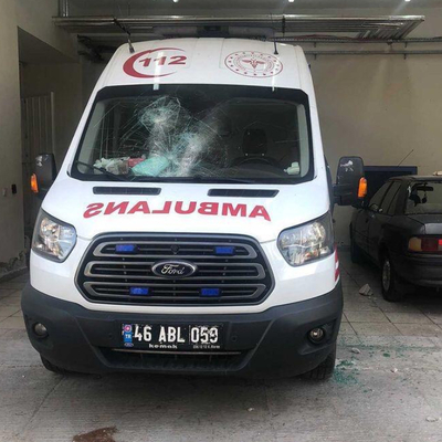 Diş ağrısına ambulans gelmeyince dehşet saçtı!