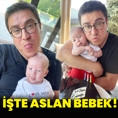 Oğlunun yüzünü ilk kez gösterdi