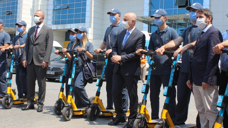e-Skuter ile 197 bine yakın dağıtım