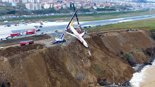 Trabzon'da pistten çıkan uçak pide salonu olacak
