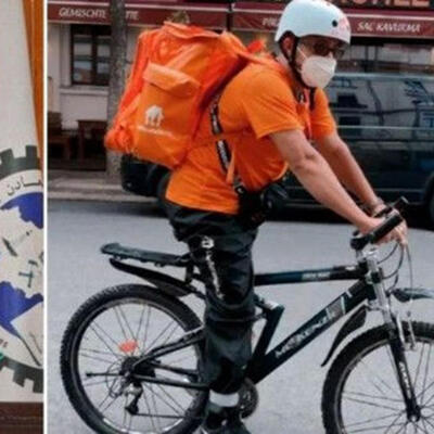 Afganistan'da bakandı, Almanya'da kurye oldu