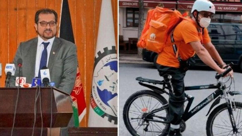 Afganistan'da bakandı, Almanya'da kurye oldu