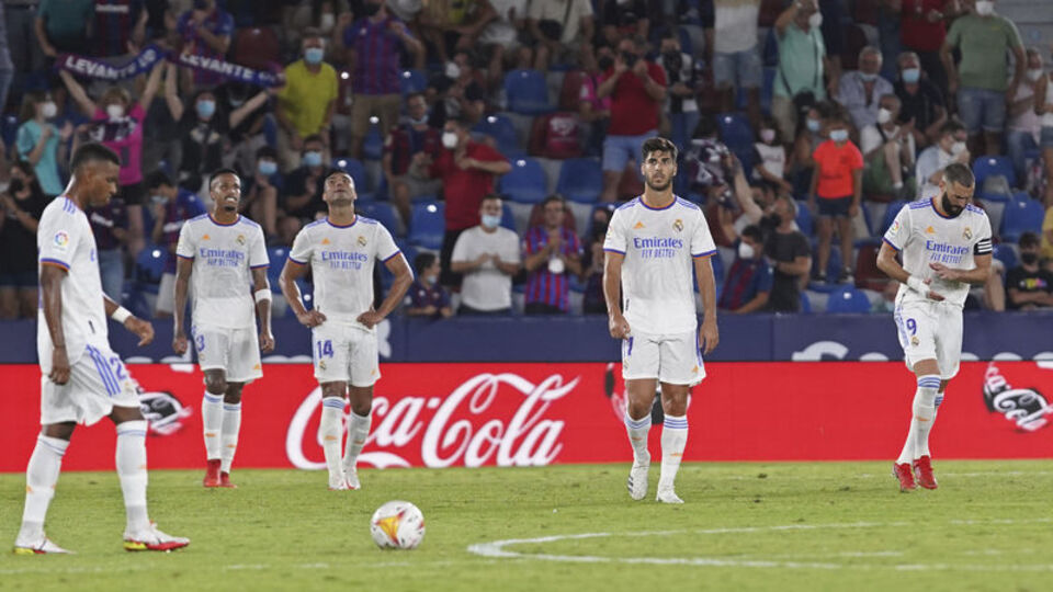 Real, Levante deplasmanında kayıp