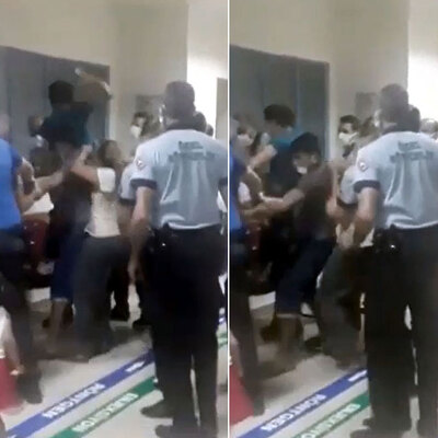 Acil savaş alanına döndü! Hemşireye feci darp!