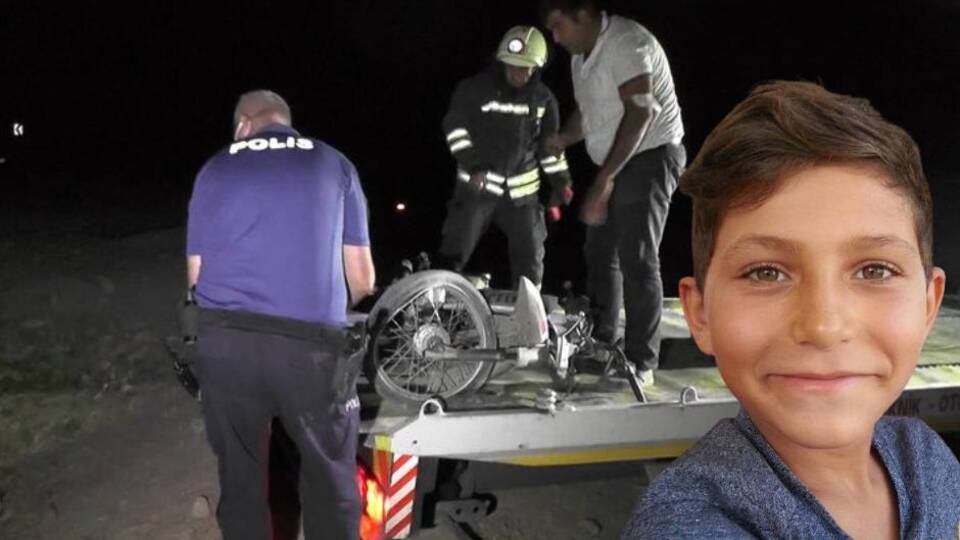 Motosikletle su kanalına uçan çocuk öldü