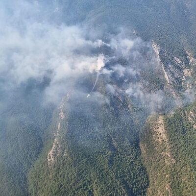 Kazdağları'nda yangın!