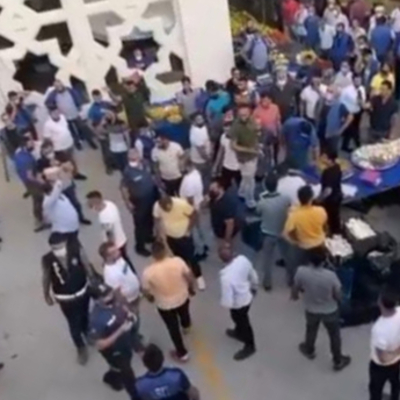 Pazar yerinde 'ezik şeftali' kavgası: 4 yaralı, 13 gözaltı