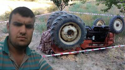 Çiftçinin feci sonu! Altında kaldı