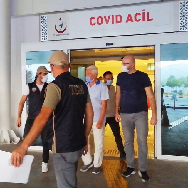 Çevik Bir ve Çetin Doğan, sağlık kontrolünden geçirildi