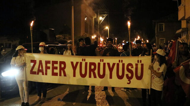Büyük Taarruz'un 99'uncu yılında zafer yürüyüşü