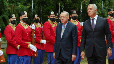 Cumhurbaşkanı Erdoğan Karadağ'da!