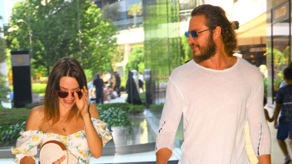 Rus sevgilisiyle alışverişte