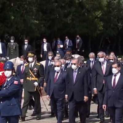 Devletin zirvesinde 30 Ağustos kutlamaları