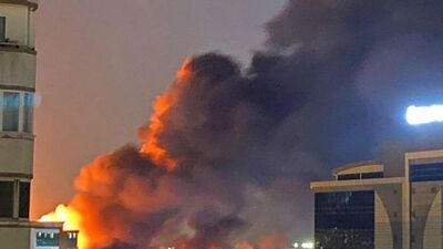 İstanbul'da korkutan yangın