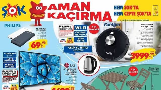 ŞOK 1 Eylül Aktüel ürünler kataloğu