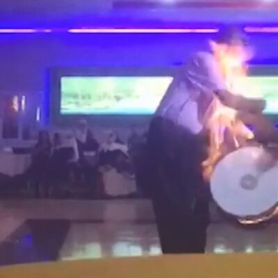 Davul şov kötü bitti