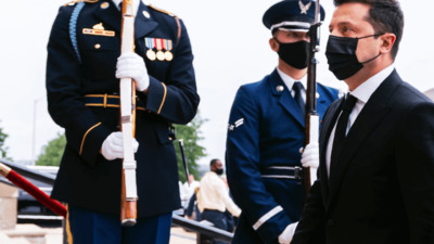 Zelenski, Pentagon'da ABD Savunma Bakanı Austin ile görüştü