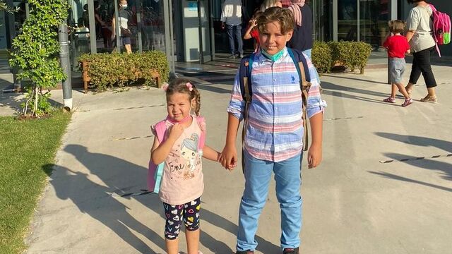 Depremin sembolü Ayda okullu oldu