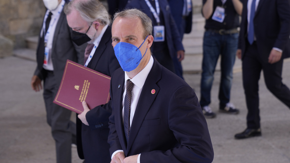 İngiltere Dışişleri Bakanı Dominic Raab Katar'da